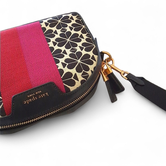 Kate Spade Black and Pink Floral Crossbody Bag - Picture 15 of 15